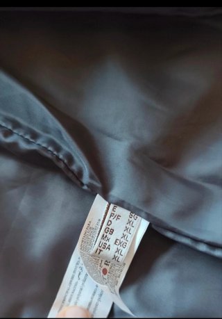 Chaleco acolchado gris talla 52