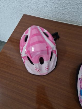 2 Cascos Bici Niños Rosa Princesa
