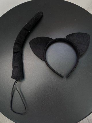 Diadema y Cola de Gato para niño.