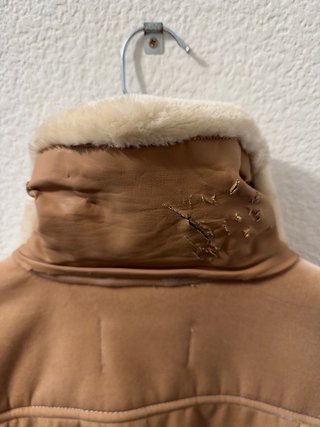 Chaqueta Biker Stradivarius Beige Talla S