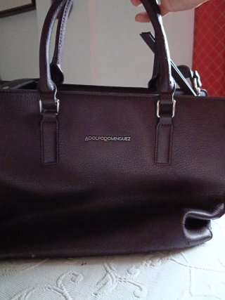 Bolso Grande Adolfo Domínguez Morado