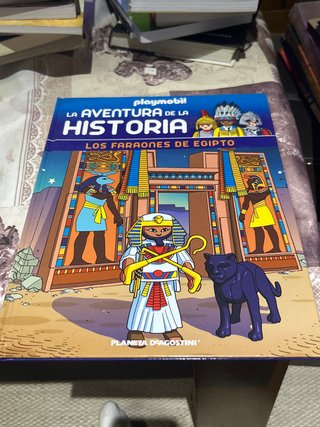 Libro Playmobil Los Faraones de Egipto
