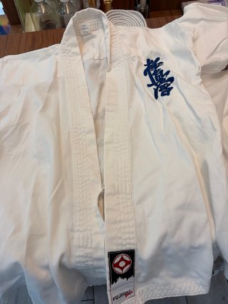 Kimono infantil Fujimae blanco Talla 4/5