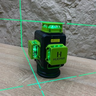 Nivel Láser Verde Huepar B03CG 3x360°