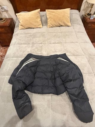 Chaqueta Bomber Cropped Adidas Negra