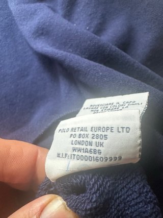 Sudadera Polo Ralph Lauren Vintage Azul XL