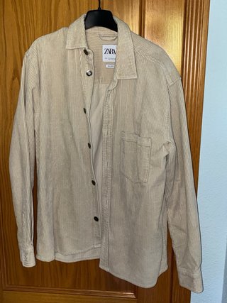 Chaqueta de pana Zara beige