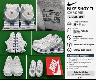 Zapatillas Nike Shox TL Blancas