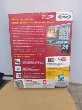 Software MAGIX para pasar cintas VHS a DVD