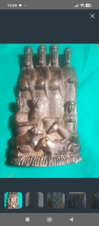 Escultura Madera Ebano - Tanzania