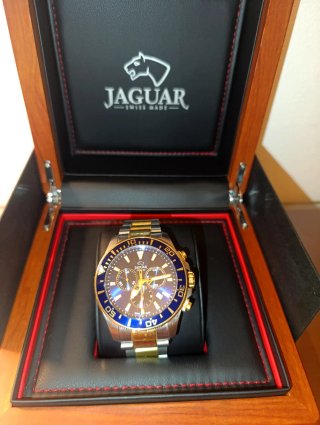 Reloj Jaguar Executive Suizo Hombre color Oro Plat