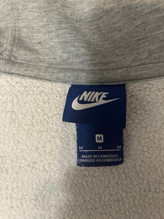 Sudadera Nike Gris con Cremallera