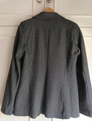 Blazer espiga gris Made in Italy
