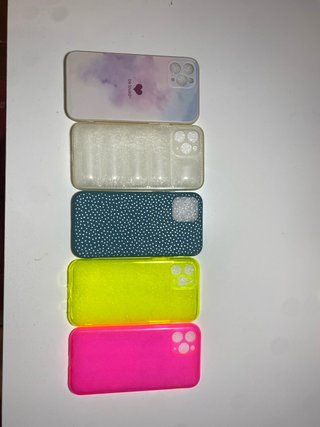 Lote de 5 Fundas para iPhone 11 Pro