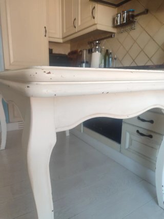 Mesa de madera maciza