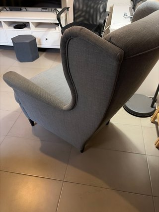 Sillón Orejero IKEA Gris