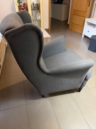 Sillón Orejero IKEA Gris