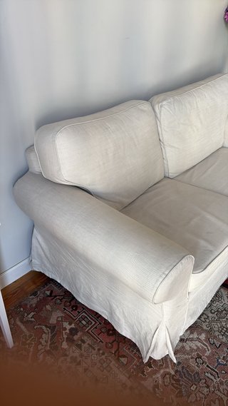 Sofá EKTORP 2 plazas IKEA tela crudo