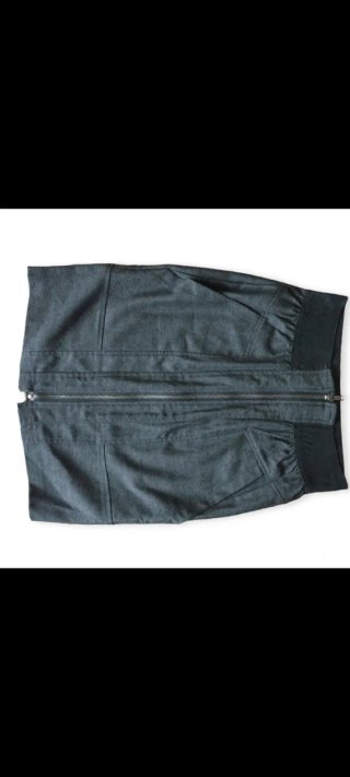 Falda Zara Gris Talla S