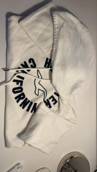 Sudadera Hollister California Blanca