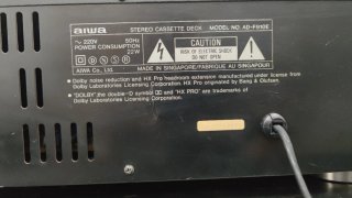Pletina de Cassette Aiwa AD-F910