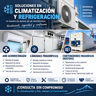 Aire acondicionado y reparación de REEFERS