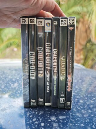 Lote 7 Juegos PC: Call of Duty y Wolfenstein