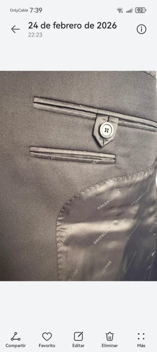 Blazer Negra Cruzada