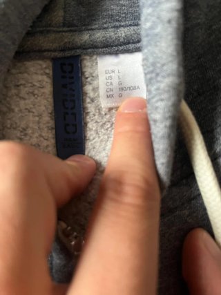 Sudadera con cremallera gris