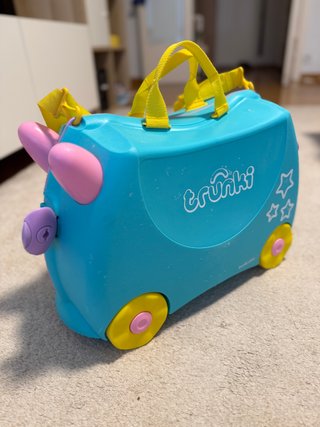 Trunki Unicornio Maleta Infantil Azul y Rosa
