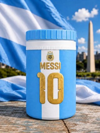 Despolvillador o Yerbera Messi 10