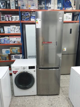 Pack Nevera y Lavadora con secadora LG con Garantí
