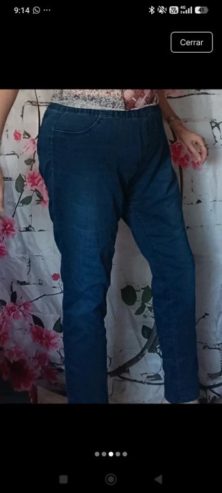 Vaquero Elástico Kiabi Talla 48