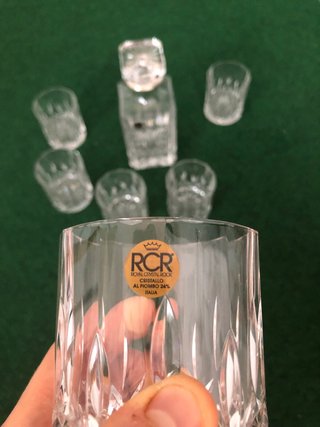 Juego de Licor RCR Cristal Italiano