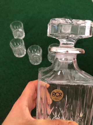Juego de Licor RCR Cristal Italiano