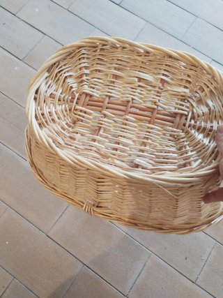 Cesta de Mimbre Artesanal
