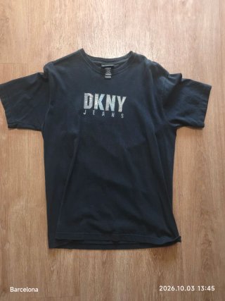 Camiseta DKNY Jeans Negra Talla M