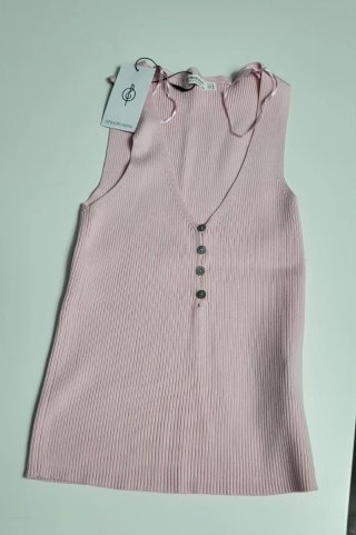 Top Stradivarius Rosa Talla M
