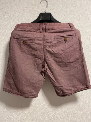 Pantalón corto tela unisex marrón