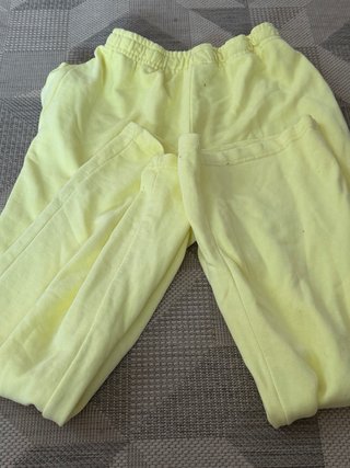 pantalón largo amarillo lima pastel con cintura el