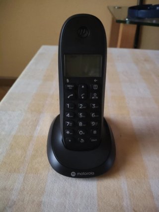 Teléfono Inalámbrico Motorola Negro