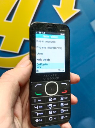 Teléfono Móvil Alcatel One Touch Negro