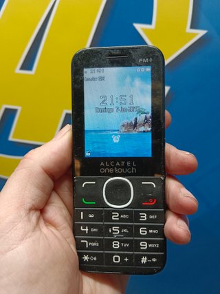 Teléfono Móvil Alcatel One Touch Negro