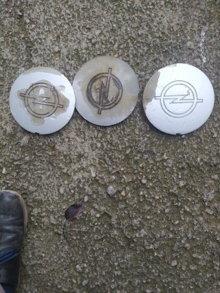 3 Tapas de Tornillos Opel kadett g s i