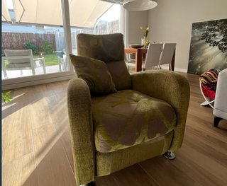 Sofá modular relax tela verde