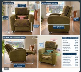 Sofá modular relax tela verde