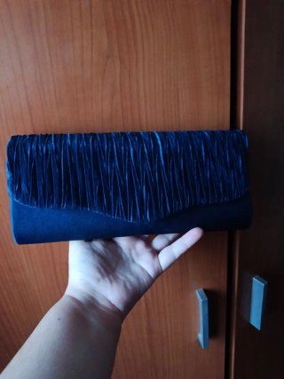 Bolso de fiesta azul
