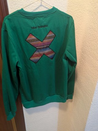 Sudadera Blue Banana Talla M Verde