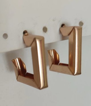 Pendientes Cuadrados Dorados