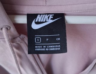 Sudadera Nike Rosa con Cremallera